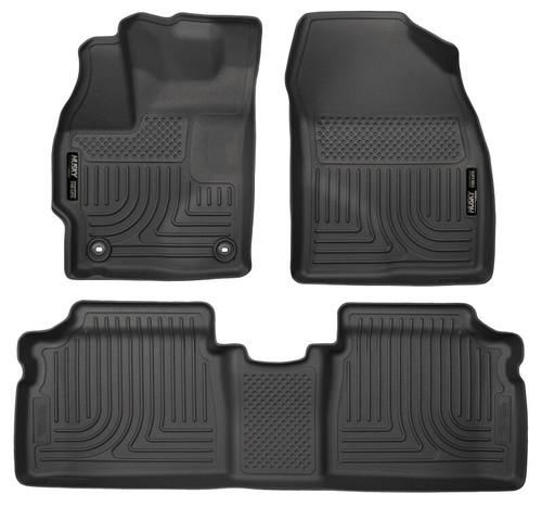 Husky Liners 2015 Toyota Prius WeatherBeater Black Front & 2nd Seat Floor Liners - 99511