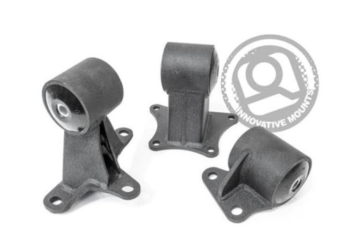Innovative 94-97 Accord F-Series Black Steel Mounts 75A Bushings (EX Chassis) - 29757-75A