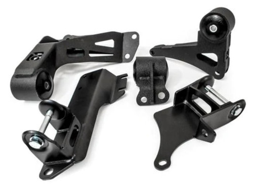 Innovative 90-93 Integra K-Series Black Steel Mounts 95A Bushings (Not K24 Trans) - 99350-95A