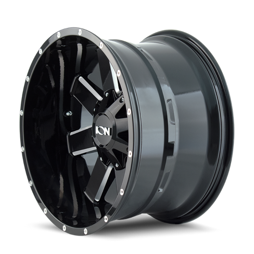 ION Type 141 20x10 / 6x135 BP / -19mm Offset / 106mm Hub Gloss Black Milled Wheel - 141-2137M