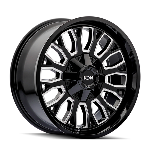 ION Type 152 20x9 / 8x180 BP / 0mm Offset / 124.1mm Hub Black/Milled Wheel - 152-2978M Photo - Primary