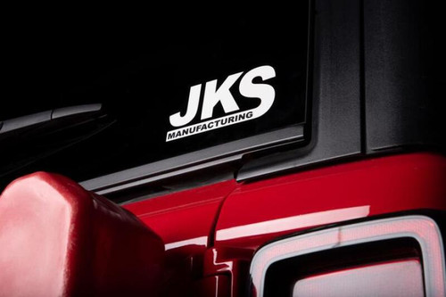 JKS Manufacturing 2.5x5 Diecut Decal - White - JKS11540