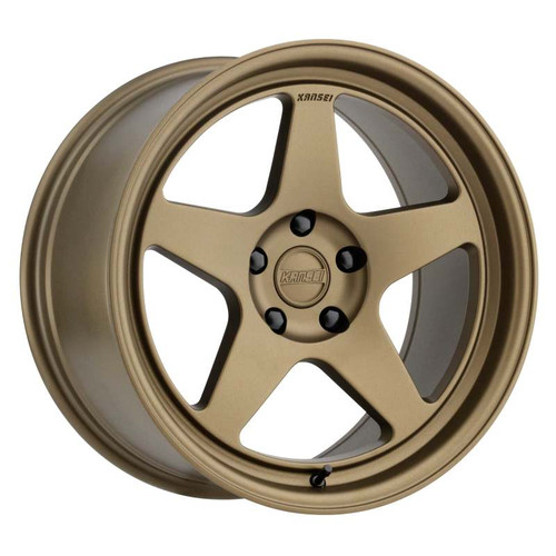 Kansei K12B Knp 18x10.5in / 5x114.3 BP / 12mm Offset / 73.1mm Bore - Bronze Wheel - K12B-181512+12