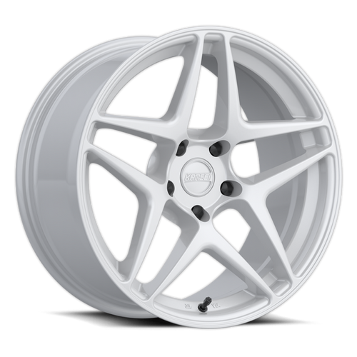 Kansei K15W Astro 18x8.5in / 5x108 BP / 35mm Offset / 63.4mm  Bore - Gloss White - K15W-188523+35