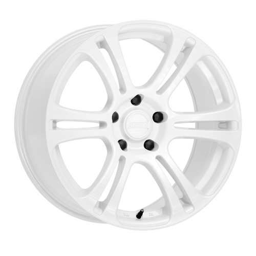 Kansei K16W Neo 18x9in / 5x120 BP / 22mm Offset / 72.56mm Bore - Gloss White Wheel - K16W-189018+22