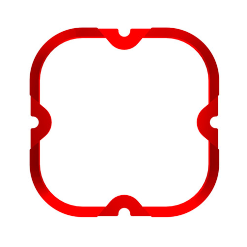 KC HiLiTES FLEX ERA 4 Color Bezel Ring Red (ea) - 30571