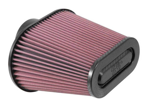 K&N Universal Air Filter 3 11/16in Flange x 8 3/4 x 5 1/2in Base x 6 3/8 x 3 3/16in Top x 7in Height - RP-5285
