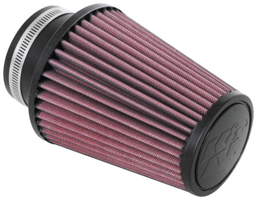 K&N Universal Clamp-On Air Filter 3in Flange ID x 5in Base OD x 3.5in Top OD x 6in Height - RU-1039