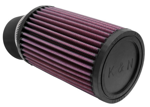 K&N Filter Universal Rubber Filter 2 7/16 inch 20 Degree Flange 3 3/4 inch OD 6 inch Height - RU-1770
