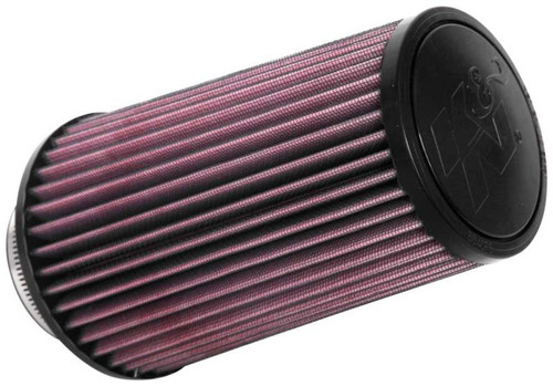 K&N Universal Round Tapered Filter 3 inch FLG / 5 inch Bottom / 4 inch Top / 7 7/8 inch Height - RU-4690