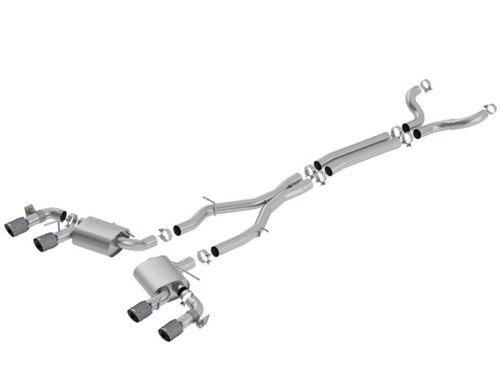 Borla Catback Exhaust S-Type w. CF Tips - 16-24 Chevrolet Camaro ZL1