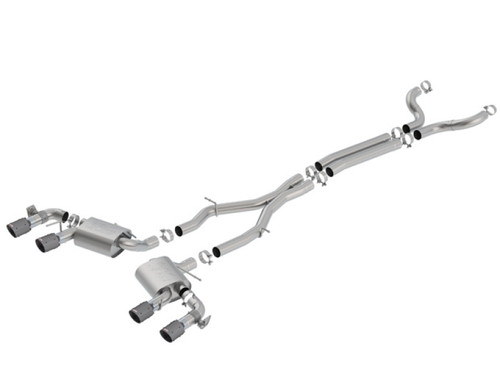 Borla Catback Exhaust ATAK w. Black Tips - 17-24 Chevrolet Camaro ZL1