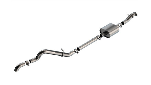 Borla 21-22 Ford Bronco 2.3L 2DR/4DR T-304 Stainless Steel Cat-Back S-Type Exhaust - Brushed - 140898
