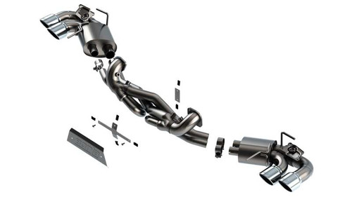 Borla 20-23 Chevrolet Corvette Stingray ATAK Cat-Back Exhaust System (Euro Spec) - 140908