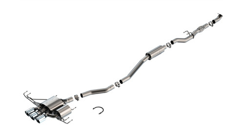 Borla 2023 Honda Civic Type R MT ATAK Catback Exhaust w/ 4in Tips - 140927