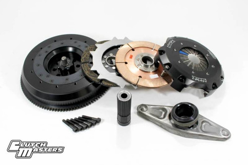 Clutch Masters 07-10 BMW 335 3.0L N54 Twin-Disc (Race/Street) Clutch Kit w/ Aluminum Flywheel - 03055-TD7S-A