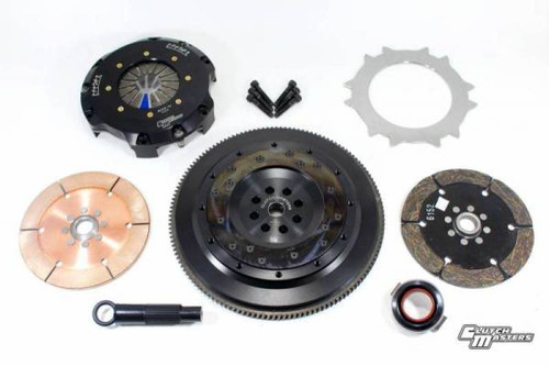 Clutch Masters 17-18 Honda Civic 1.5L Turbo (EX/Si) Race/Street Twin-Disc Clutch Kit w/Alum Flywheel - 08150-TD7S-A
