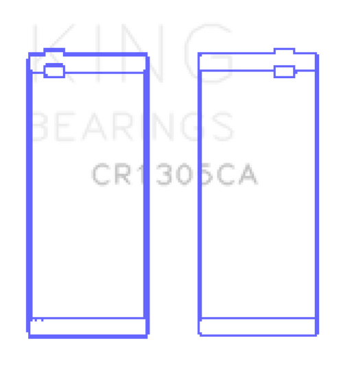 King Engine Bearings Cummins 4Bta/4Btaa/6Bt/6Bta (Size +0.75mm) Connecting Rod Bearing Set - CR1305CA0.75