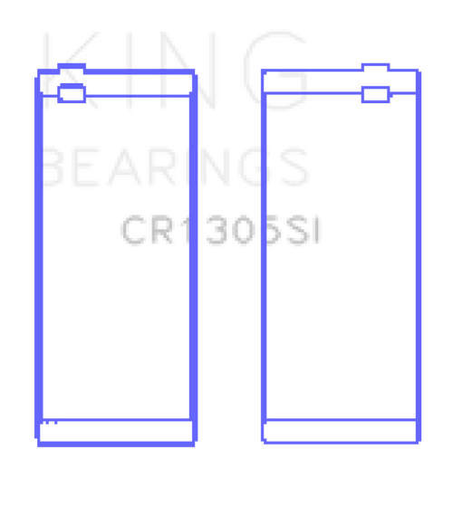 King 03-15 Dodge Cummins Diesel 5.9L L6 (Size STD) Cracked Rod Bearing (Must Order 6 for Set) - CR1305SI