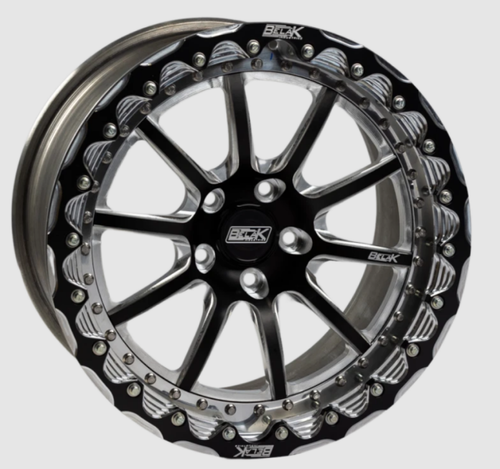 Belak Series 4 15x7 / 5x114.3 BP / 5in. BS - Billet Lip - 15075114S45BS-BLT Photo - Primary