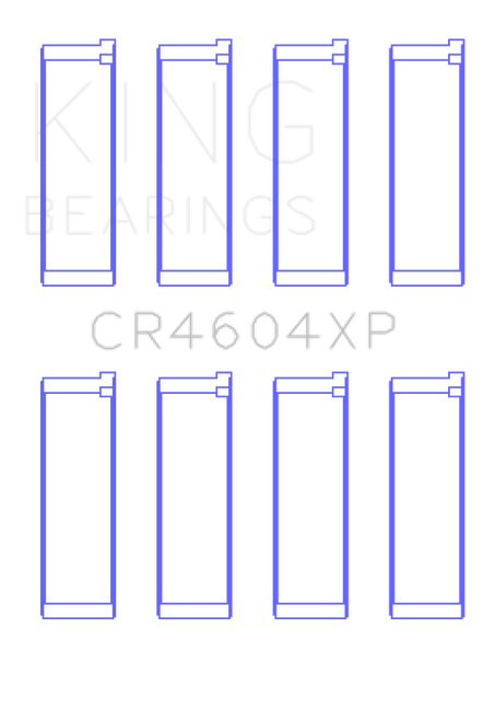 King 07-09 Mazdaspeed 3 L3-VDT MZR DISI (t) Duratec High Performance Rod Bearing Set - Size +0.25mm - CR4604XP0.25
