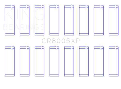 King Ford/Mercury 5.8L (Size STD) Performance Rod Bearings - CR8005XP