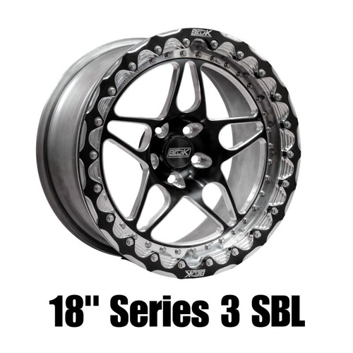 Belak 18x10 / 6.75in BS / 5x4.75 BP / High Pad / Series 3 Wheel - Non-Beadlock - 18105475S36BS-NBL