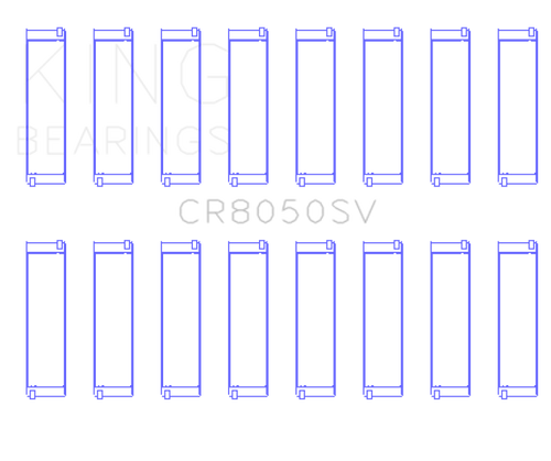 King 11+ BMW S63/S63N/N63/N63N Rod Bearing Set - CR8050SV