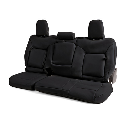 Covercraft 23-24 Ford Super Leatherette PrecisionFit Custom Second Row Seat Covers - Black - GTF4350LTBK Photo - out of package