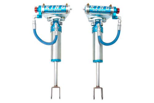 King Shocks 2011+ Chevrolet Silverado 2500/3500/HD Front 2.5 Dia Remote Res Shock w/Adjuster (Pair) - 25001-302A-EXT2