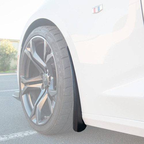 EOS Mud Flaps - Front - Plastic Black - 16-24 Camaro SS (MF-238-ABS)