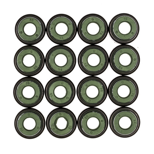 Cometic .265in x .500in x .555in x .638in Metal Jacket Valve Stem Seal - Green - 16 Pack - 3215V-16