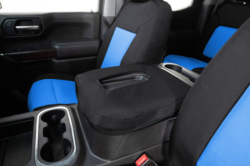 Covercraft 23-24 Honda CR-V/CR-V Endura PrecisionFit Custom Front Row Seat Covers - Blue/Black - GTH4354ABENDB Photo - out of package