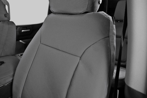 Covercraft 23-24 Nissan Frontier Endura PrecisionFit Custom Second Row Seat Covers - Silver/Silver - GTN4332ENSS Photo - out of package