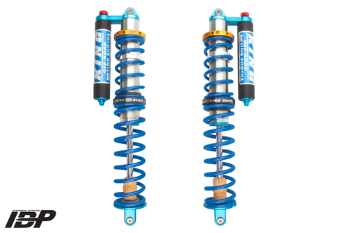 King Shocks 18+ RZR-XP Turbo S 3.0 Rear Internal Bypass Piggyback Coilover w/ Finned Res & Adjuster - 33700-328A