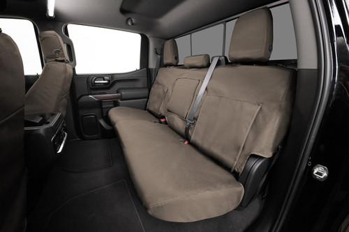 Covercraft 1996-00 Toyota 4Runner Waterproof Polyester SeatSaverFront Row Seat Covers - Taupe - SS2255WFTP Photo - out of package