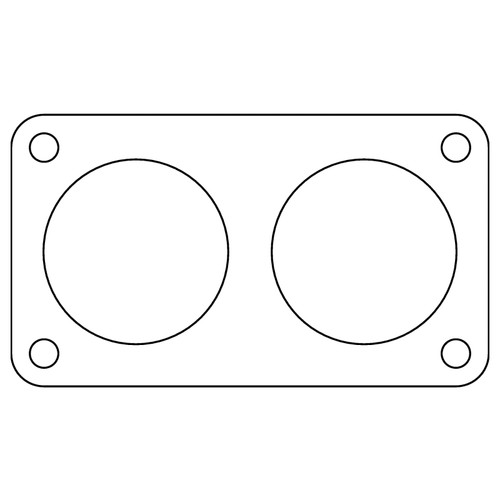 Cometic Ford 5.0/5.8/7.0/7.5L .020in Fiber Truck Throttle Body Gasket - 1985-1997 - C15100