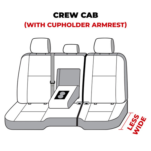 Covercraft 11-23 Dodge Ram Crew/Quad Cabs Rear w/FDA Endura Logo SeatSaver 2nd Row Seat Covers - SSR8396FR11WFBK Photo - out of package