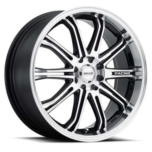 Maxxim Ferris 17x7 10x110/115 ET40 Black Machine Face - 4S77T15405