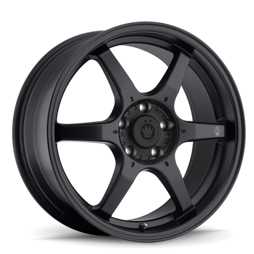 Konig Backbone 16x7 4x100 ET40 Matte Black Milling Logo on Spoke - BC67100405
