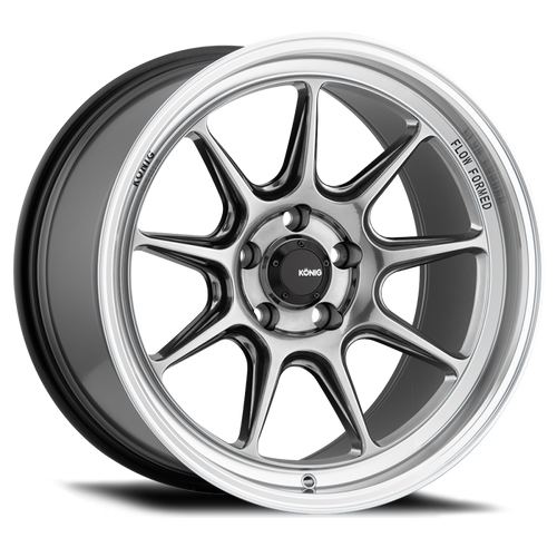 Konig Countergram 17x8 4x100 ET45 Hyper Chrome / Machined Lip - CT8710045C