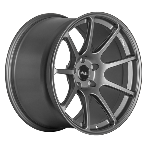 Konig Forged F5R 18x8.5A 5x112 ET42 Ash Silver Wheel (Knurled Bead) - F5R8851242S