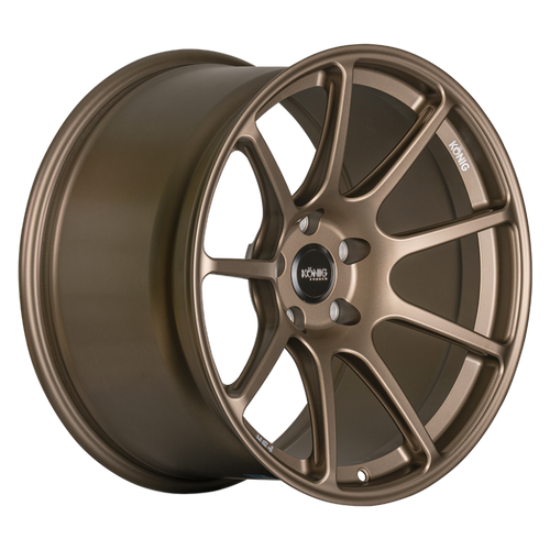Konig Forged F5R 18x8.5 5x114.3 ET35 Satin Bronze Wheel (Knurled Bead) - F5R88514358