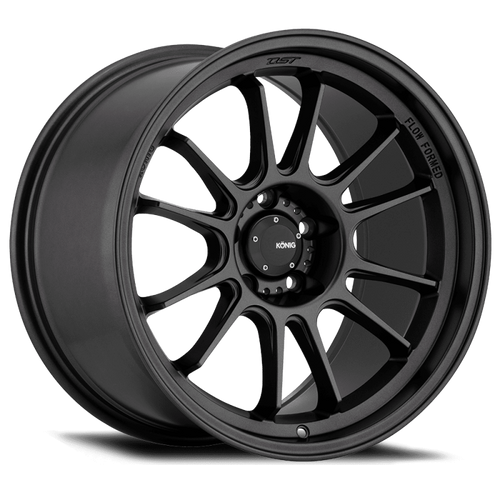 Konig Hypergram 18X11 5X120 ET44 Matte Black Flow Formed - HG18520445