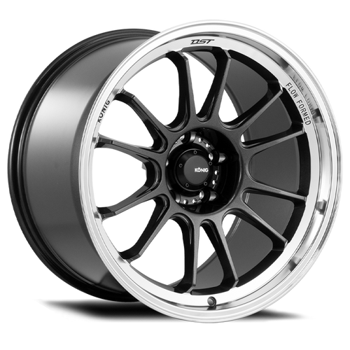 Konig Hypergram 17x8 5x114.3 ET45 Metallic Carbon w/ Machined Lip - HG87514456