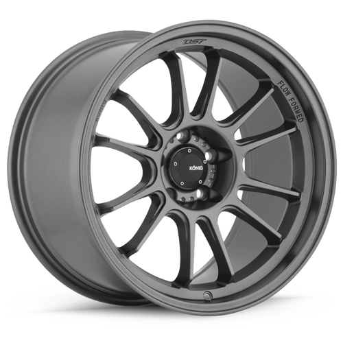 Konig Hypergram 19X8.5 5X114.3 ET38 Matte Grey Flow Formed - HG8951438G