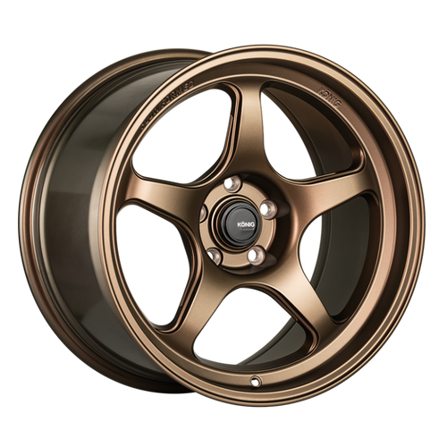 Konig Hyperspec 18x9.5A 5x114.3 ET25 Matte Bronze Wheel (Knurled Bead) - HP98514258