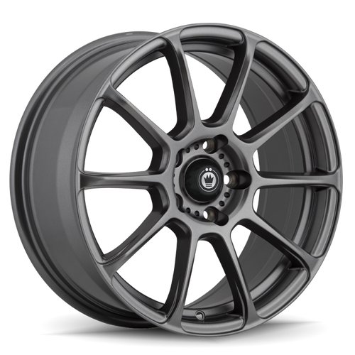Konig Runlite 17x7.5 5x100 ET45 Matte Grey - R17S51045G