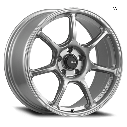 Konig Ultragram 17X9 5X114.3 ET40 Titanium Metallic Knurled Bead - UG9751440T