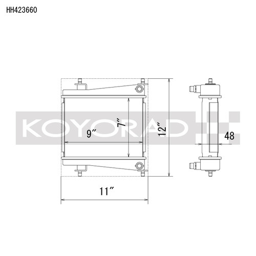 Koyo 2020 Toyota Supra 3.0L Turbo Radiator - HH423660